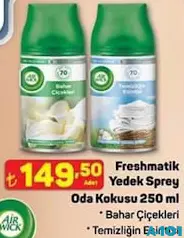 AİR WİCK FRESHMATİK YEDEK SPREY ODA KOKUSU 250 ML fiyat ve kampanya bilgisi